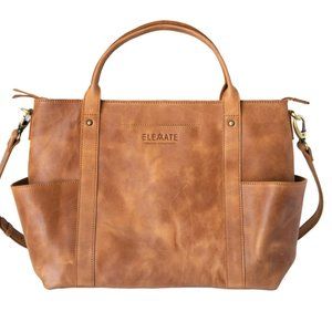 Leather Travel Tote Bag